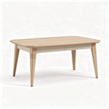 Table en bois de chêne avec tiroir dimensions 120 x 80 x 75cm
