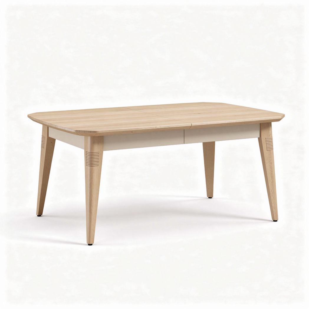 Table en bois de chêne avec tiroir dimensions 120 x 80 x 75cm